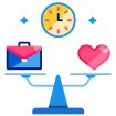 Work life balance icon